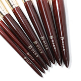 High-end mahogany soft face and eye fiber professional 12-piece makeup brush set