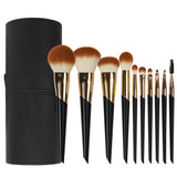 10pcs luxury synthetic high quality custom logo face eye makeup brush set